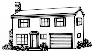 Image of a House with a Built-in Garage
