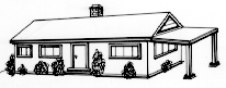 Image of a House with a Flat Roof Carport