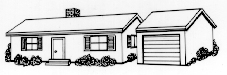 Image of a House with a Detached Garage