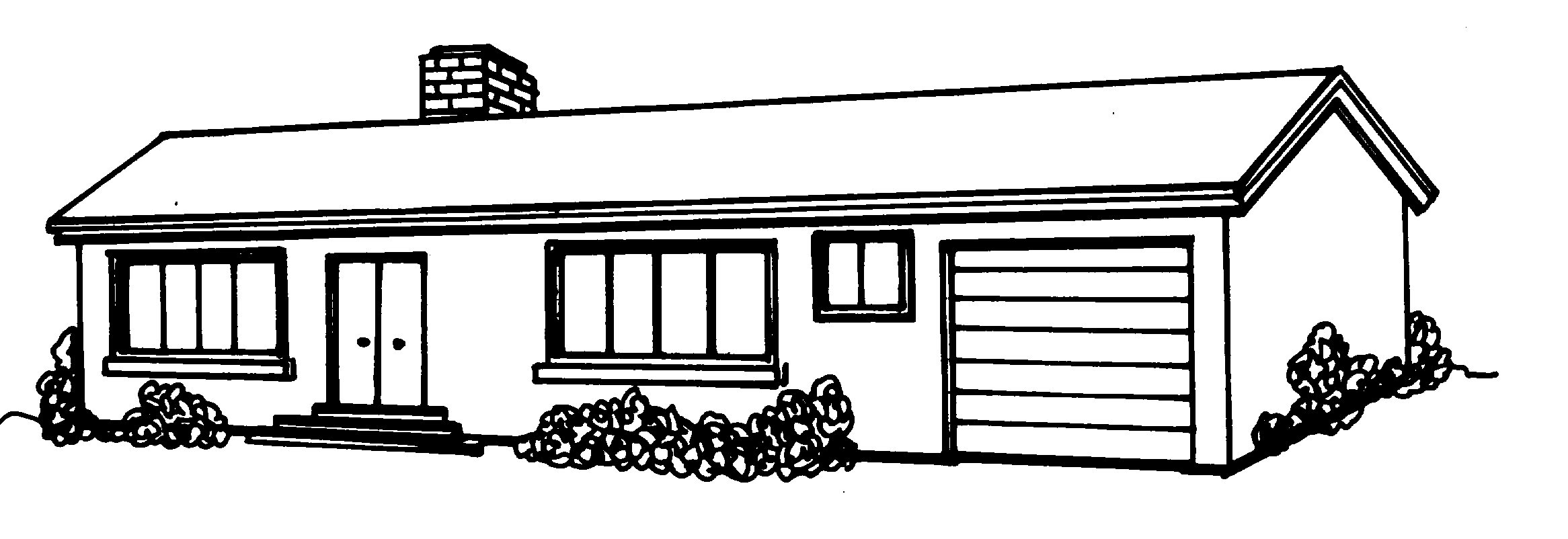 Image of a House with an Attached Garage